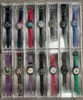 Swatch-Chrono 14 Stück Sammleruhren Top!