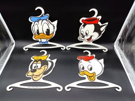4 Vintage Disney Kleiderbügel, 50/60er Jahre