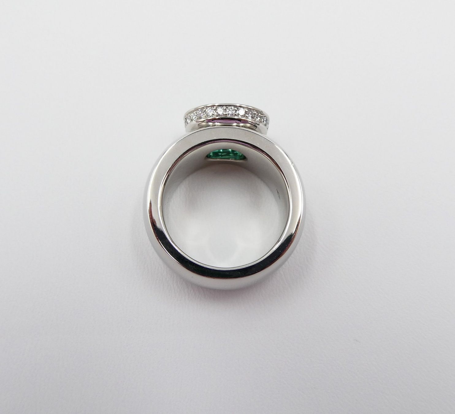Ringe: JOCHEN POHL TURMALIN RING IN PLATIN MIT DIAMANTEN – Gebraucht aus Luzern von EdiGem 6