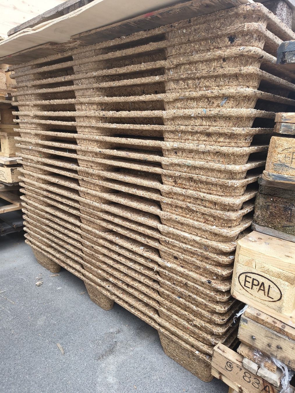 Palettes: Einwegpaletten Holz Pressspan – D'occasion à Aadorf par skaskaboy 1