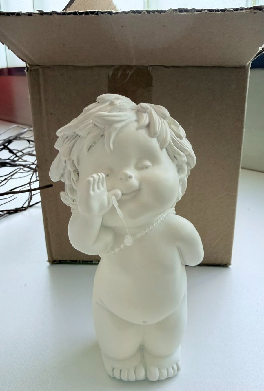 Figuren: Engel ca. 12 cm hoch / 4 Stk. pro Karton – Neu und originalverpackt aus Rossrüti von Workoholic63