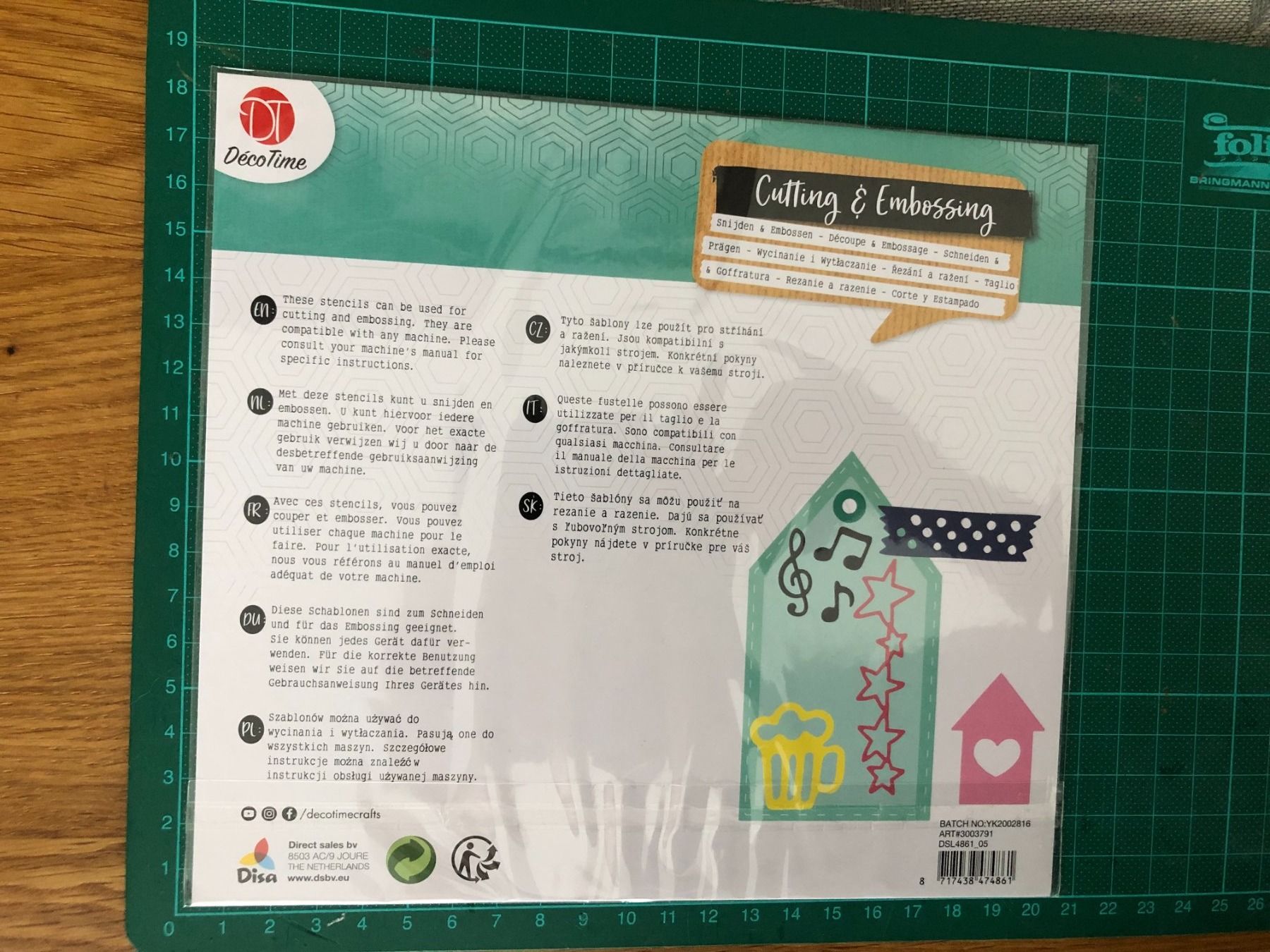 Sciablone: Party Set -Rahmen- Vorlage, Stanzschablonen, scraping – Nuovo e nell'imballaggio originale da Fischbach-Göslikon venduto da 78anna 1