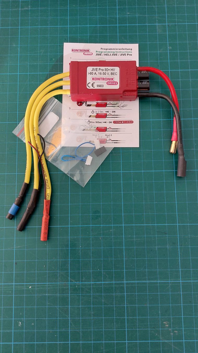 RC Kits de montage: Kontronik JIVE Pro 80+HV – D'occasion à Hünenberg par sch_6qfz 1