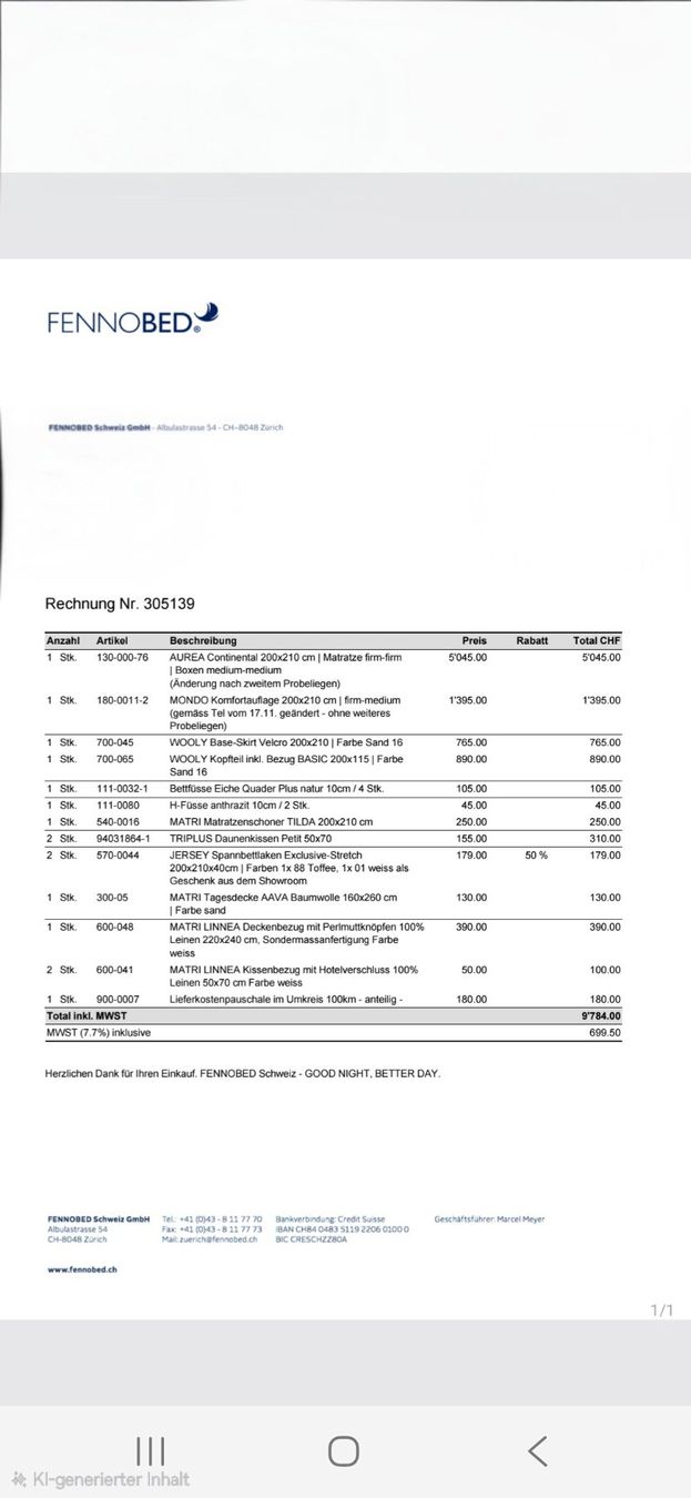 Letti: Boxspringbett Fennobed – Usato da Gossau ZH venduto da lucas-port23 4