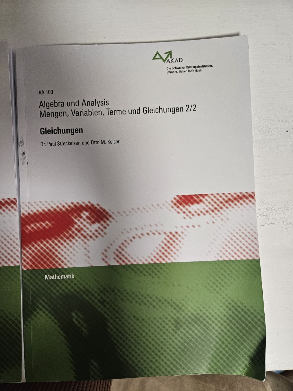Bücher: Lehrmittel Gleichungen Algebra und Analysis Teil 2 – Neu und originalverpackt aus Bern von sum_7nks