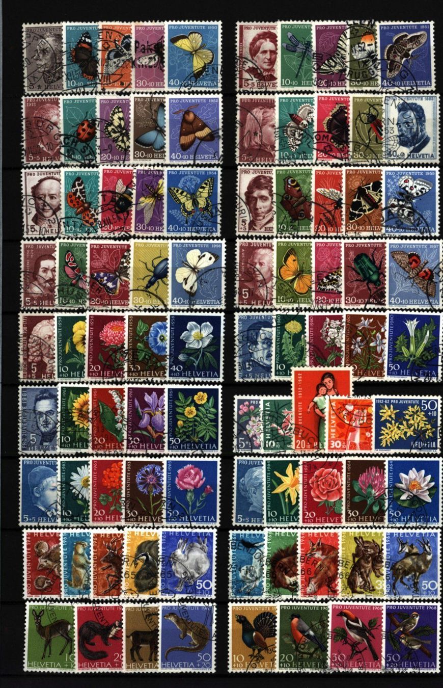 Tutti i francobolli: Pro Juventute SAMMLUNG  +2 Blocks bis 1984 (PJ511) – Usato da Seuzach venduto da Harri19 4