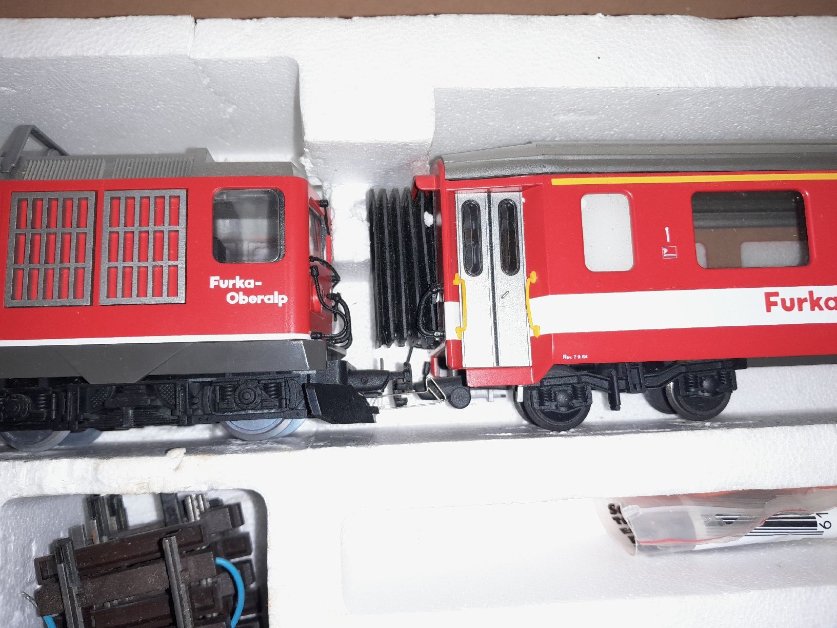 Fama Modellini di ferrovie: Fama Alpenbahn Glacier Express 0m Set – Difettoso da Heimisbach venduto da ifechso 6