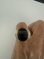 ✨ Exklusiver 18-Karat-Goldring mit Rauchquarz & 14 Diamanten