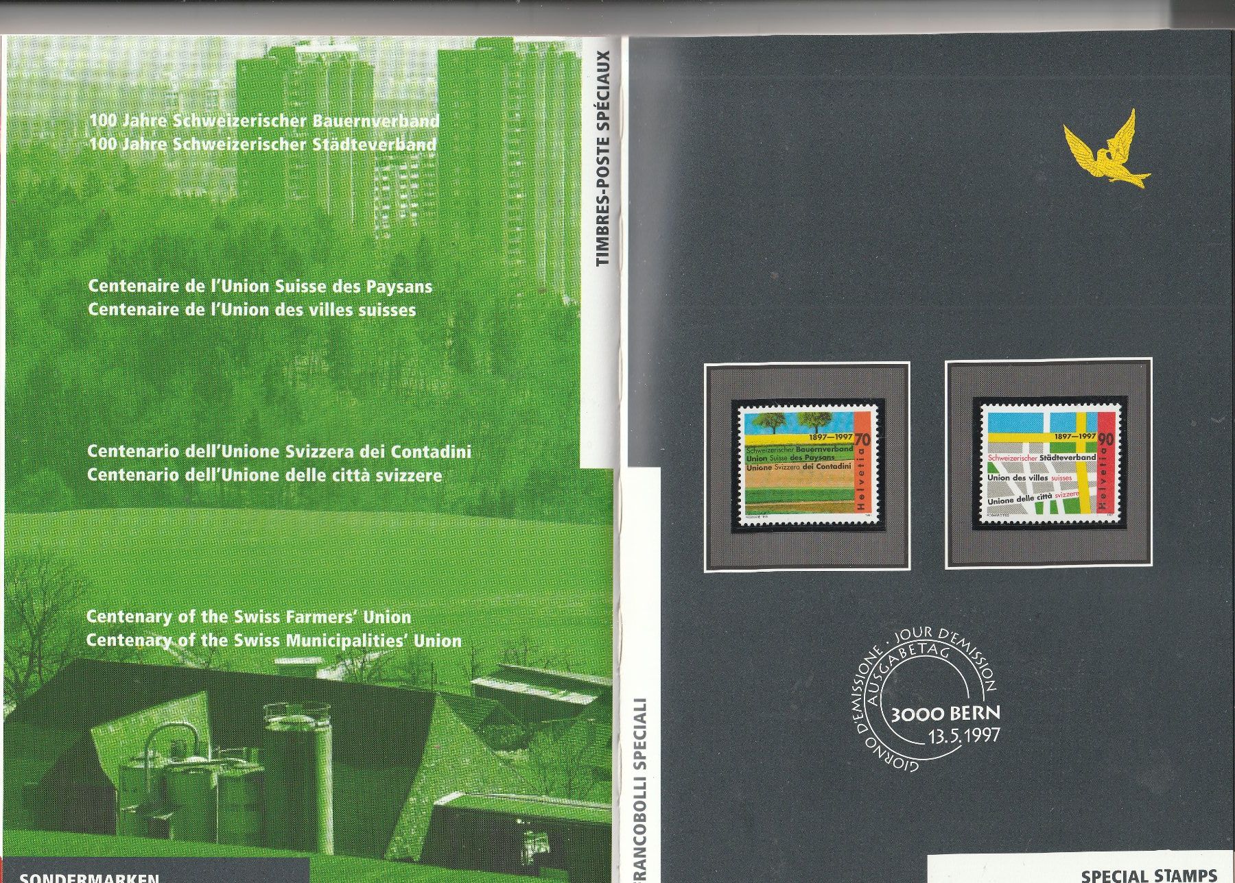 Tous les timbres: Briefmarken Jahrbuch 1997 Original Postfrisch ** – D'occasion à Rupperswil par Ema10 5
