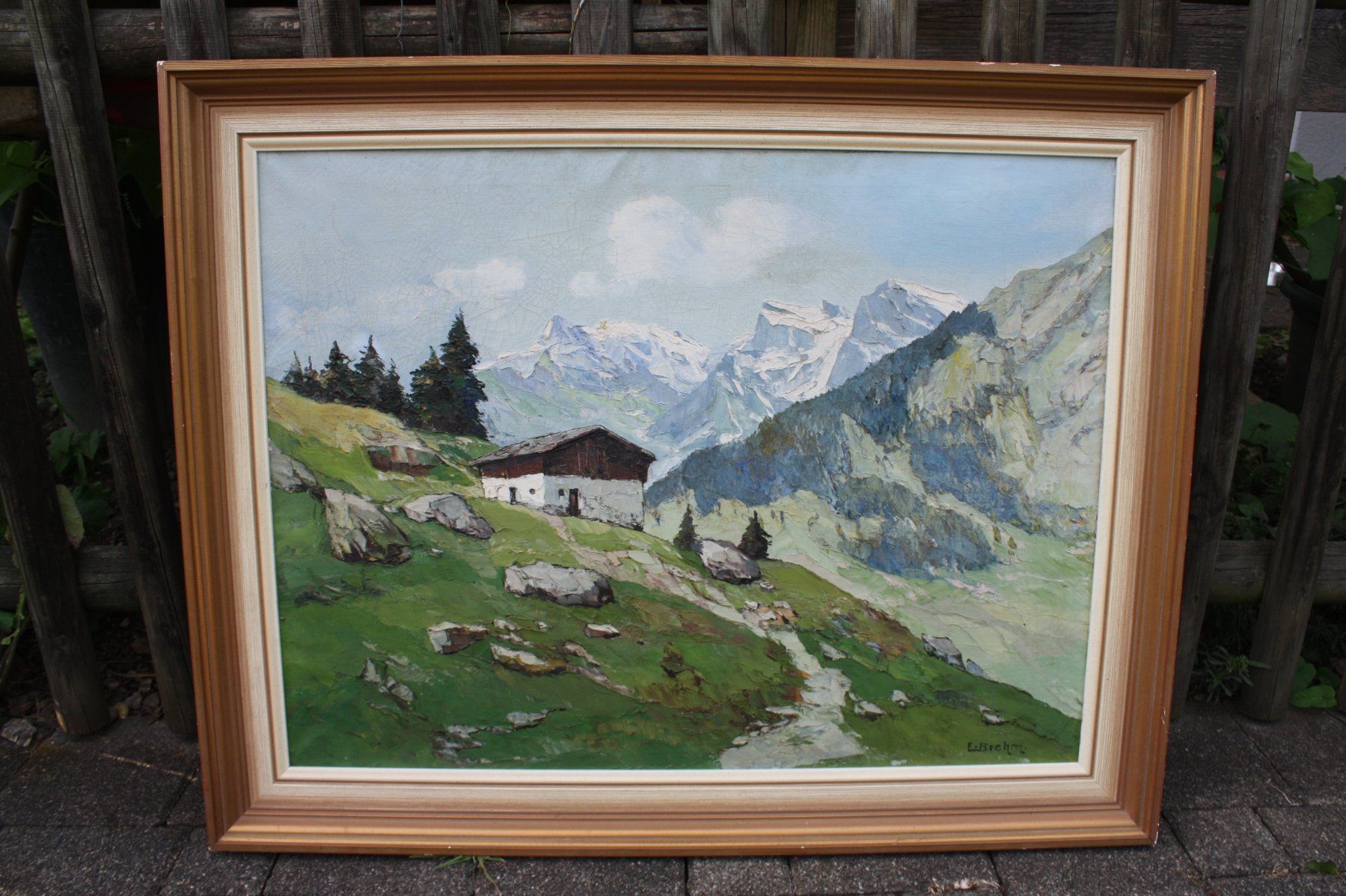 Dipinti: Emil Brehm - Ölbild Maiental Kanton Uri – Usato da Altstätten SG venduto da GGsGameshop 1