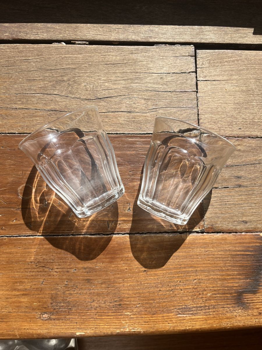 Duralex Bicchieri: 2 verres Picardie Duralex  – Usato da La Chaux-de-Fonds venduto da vert_j