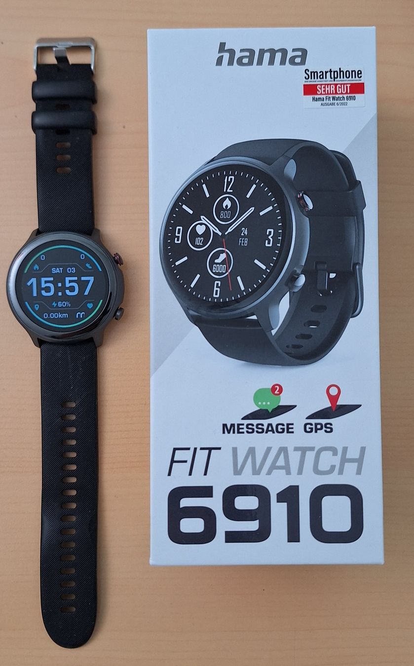 Hama Smartwatch: Hama Fit Watch 6910 – Gebraucht aus Luzern von 9money9