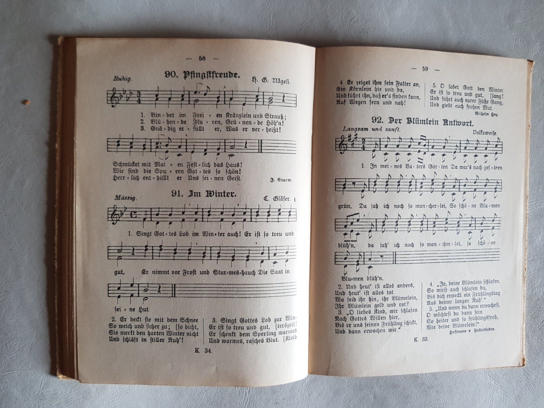 Libri: Buch: Kinderlieder von J.J. Schäublin 1930 – Usato da Walterswil BE venduto da Lonitti 5