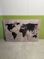 Wandbild Weltkarte