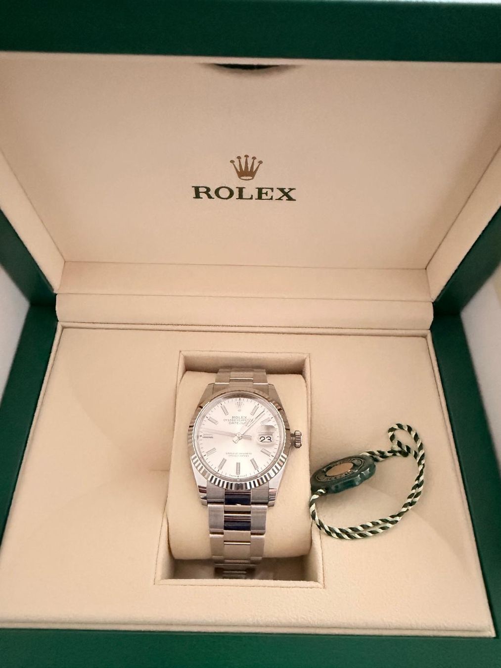 Rolex Orologi: Rolex-Datejust, 36mm, 2021 – Nuovo e nell'imballaggio originale da Wohlen AG venduto da esatrina