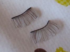 Puppen, Puppenwimpern, Wimpern für Puppenaugen, 1.5 cm