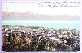 Lausanne-Ouchy et les Alpes de Savoie