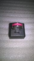RING EDELSTHAL SILBER FARBE UND ROT,,,GLANZIG