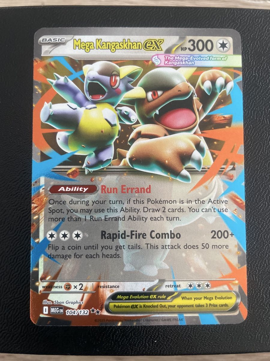 Pokémon Sammelbilder & Trading cards: Pokemo Mega Kangaskhan ex Mega Evolution 104/132 EN – Neu (gemäss Beschreibung) aus Bellach von Pokemam