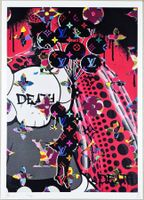 Death NYC Pop Art Druck " Kusama Banksy Vuitton Balloon Girl