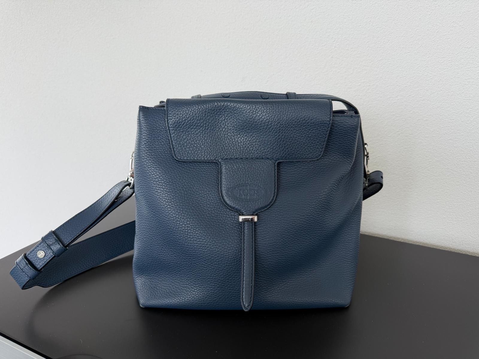 Tod'S Borse da donna: Tod's Handtasche aus Leder, blau – Usato da Liestal venduto da KUBULI28