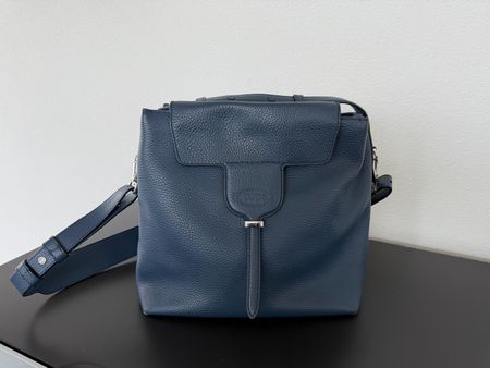 Tod's Handtasche aus Leder, blau