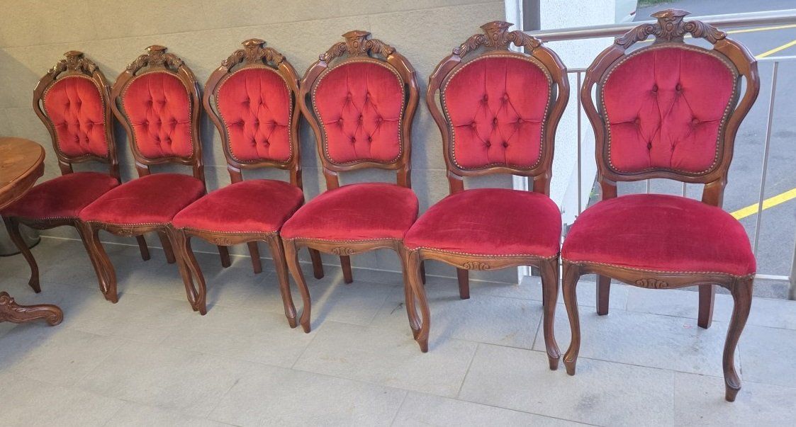 Set di tavolo e panche: Prachtvolle Stilmöbel Sitzgruppe – Usato da Flums venduto da Flumsantik 6