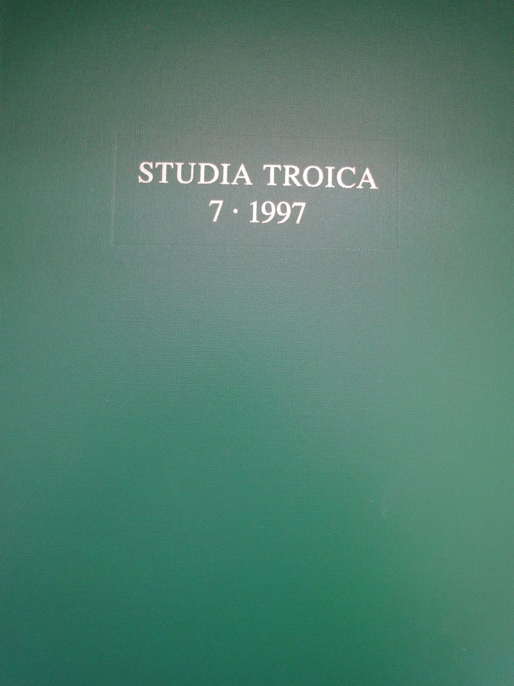 Libri: STUDIA TROICA - BAND 7 - 1997 – Nuovo (secondo la descrizione) da Biel/Bienne venduto da 07helios032