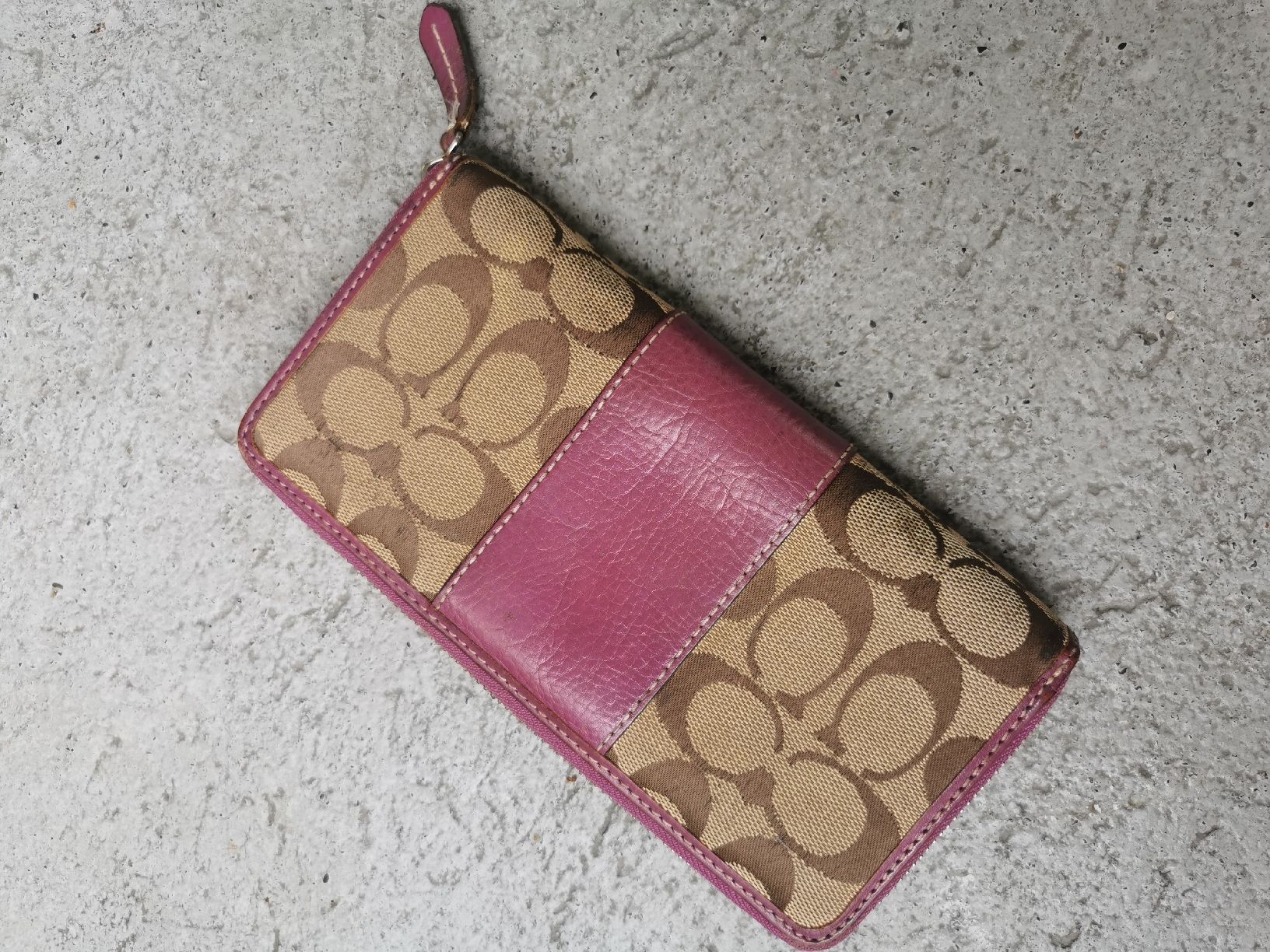 Coach Portamonete: Coach Portemonnaie, Canvas/Leder – Usato da Cham venduto da julayla 2