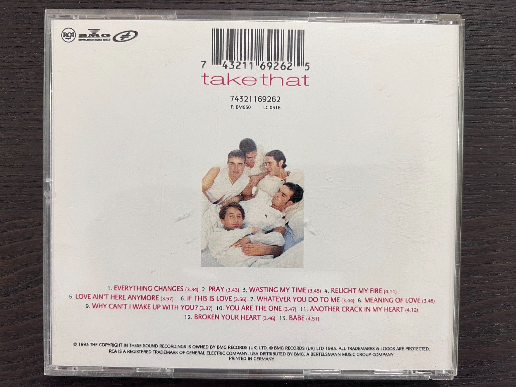CD: Take That - Everything Changes – Usato da Zürich venduto da MusikFreunde 1