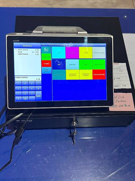 Registratore di cassa: SUNMI D3 Mini Kassensystem inkl. Kassenschublade – Usato da Bolligen venduto da urs_7b6n