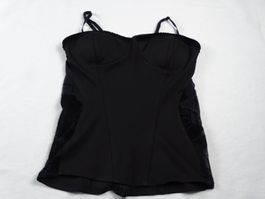 Mivite Korsett-Top – Schwarz – Grösse L