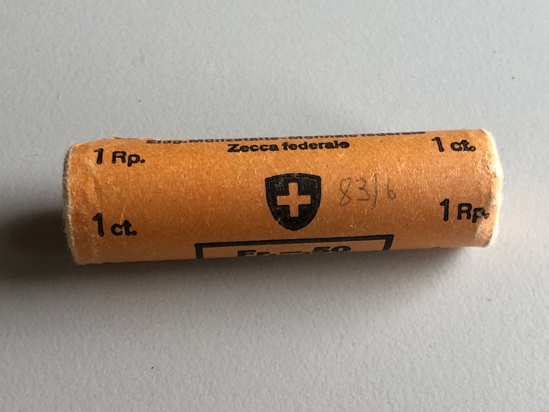 Alle Münzen: 1 Rp. Originalrolle 1983  Gratis Versand – Neu und originalverpackt aus Schötz von Odpa