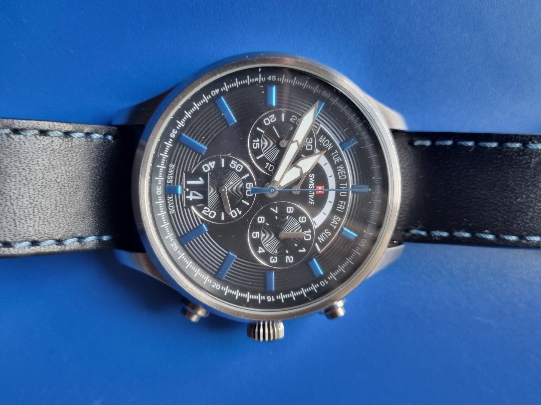 Orologi: Grosse SWISSTIME Uhr – Usato da Schaffhausen venduto da Leveron13 7
