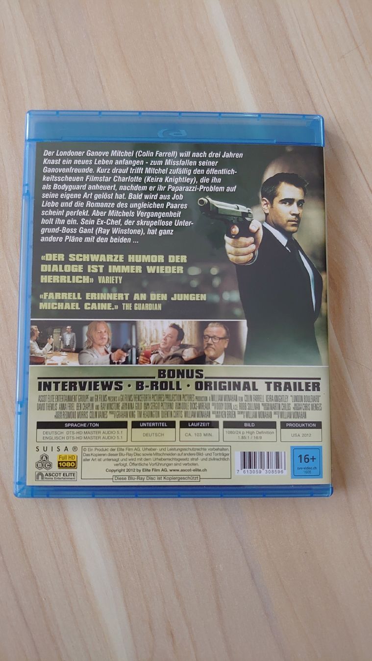 Tutti i DVDs: London Boulevard – Usato da Pfäffikon SZ venduto da Wild0 1