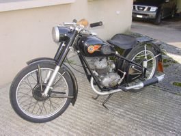 Oldtimer Motorrad 125ccm Csepel /D (DKW) Jg 1959