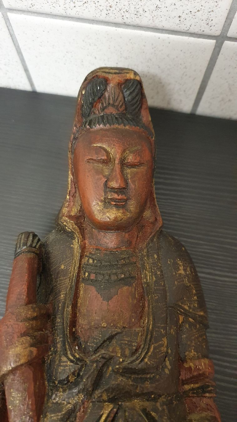 Sculture & Statue: Antike Skulptur, China, bemalt – Usato da Dietikon venduto da Allegra34 3