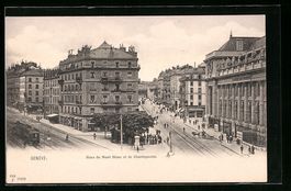 Geneve, Rues du Mont Blanc et de Chantep
