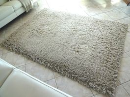 Tapis de milieu haute mèches EN LAINE
