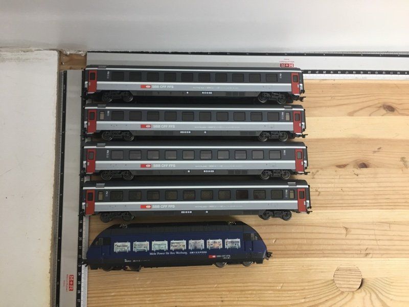 Modellini di ferrovie: SBB Eurocity AC Märklin/Roco – Usato da Büsserach venduto da ModellbahnDepot 1