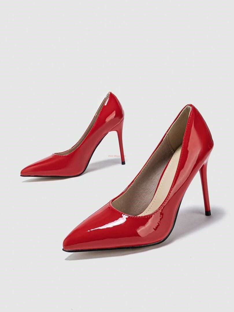 Scarpe da donna: PU Leder Lack High Heels Pumps – Nuovo e nell'imballaggio originale da Dallenwil venduto da Outdoor_59 1