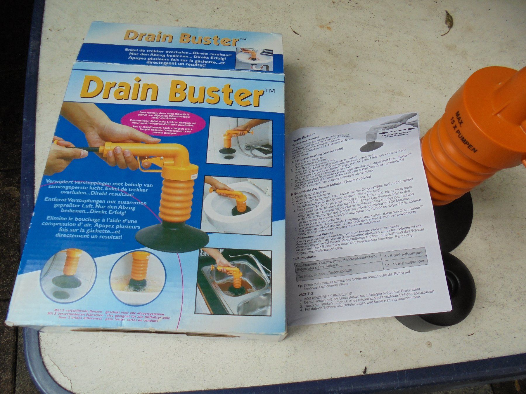 Sanitär: Drain Buster Mechanischer Ablauf Entstopfer – Gebraucht aus Rickenbach BL von  1
