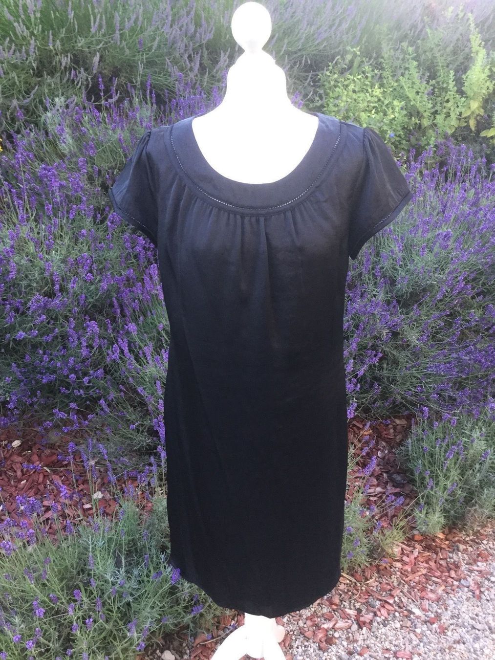 Vestiti: Robe noire satinée CASA BLANCA, taille 38, NEUF – Nuovo (secondo la descrizione) da Agiez venduto da chouchanelle 3