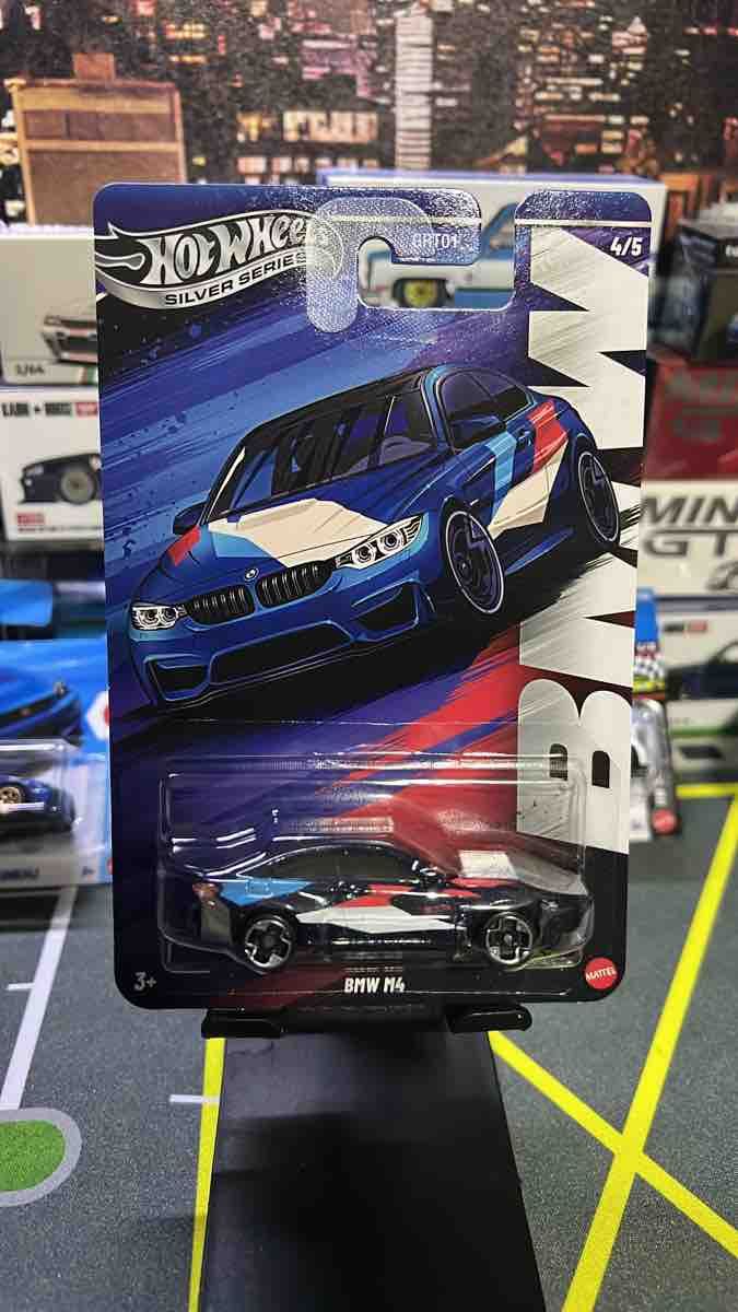 Hot Wheels Modellini d'auto: Hot Wheels BMW M4 Silver Series – Nuovo e nell'imballaggio originale da Thayngen venduto da sop_2xnz