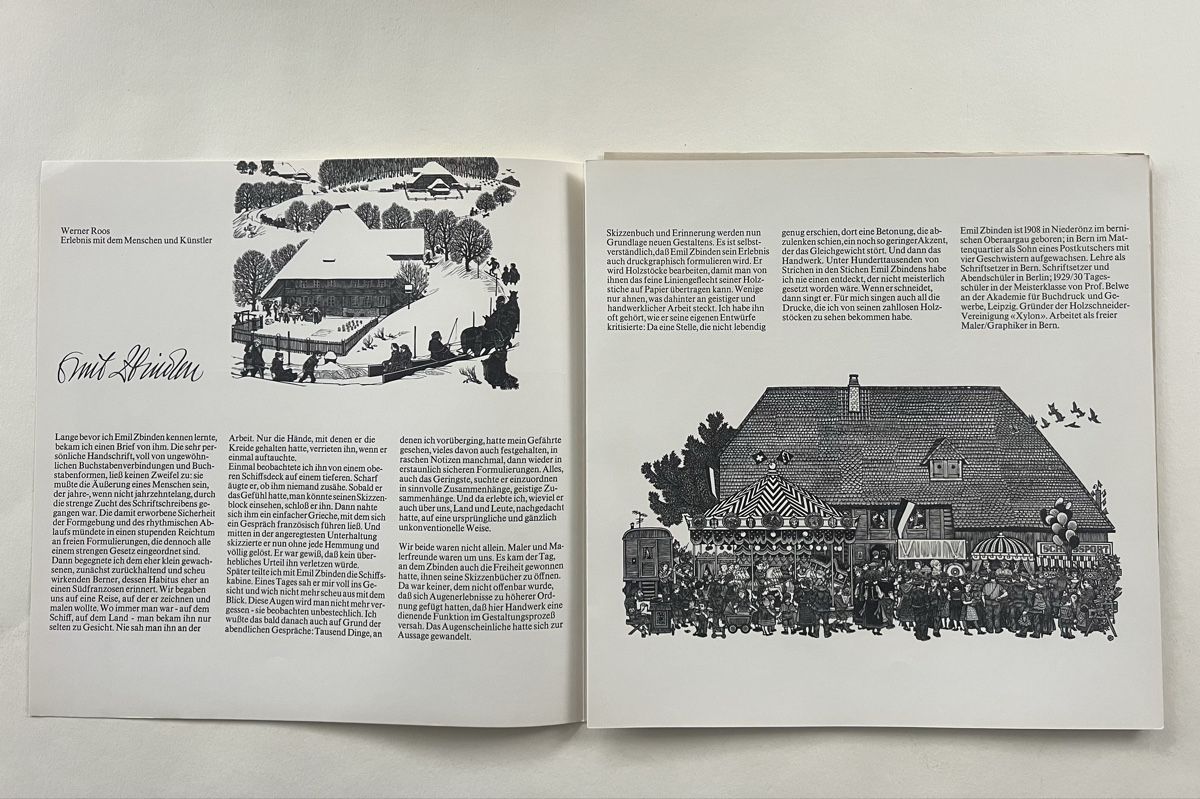 Arts picturaux & lithographies: Emil Zbinden, philographic 7 – D'occasion à Rain par Pic-Ass 5