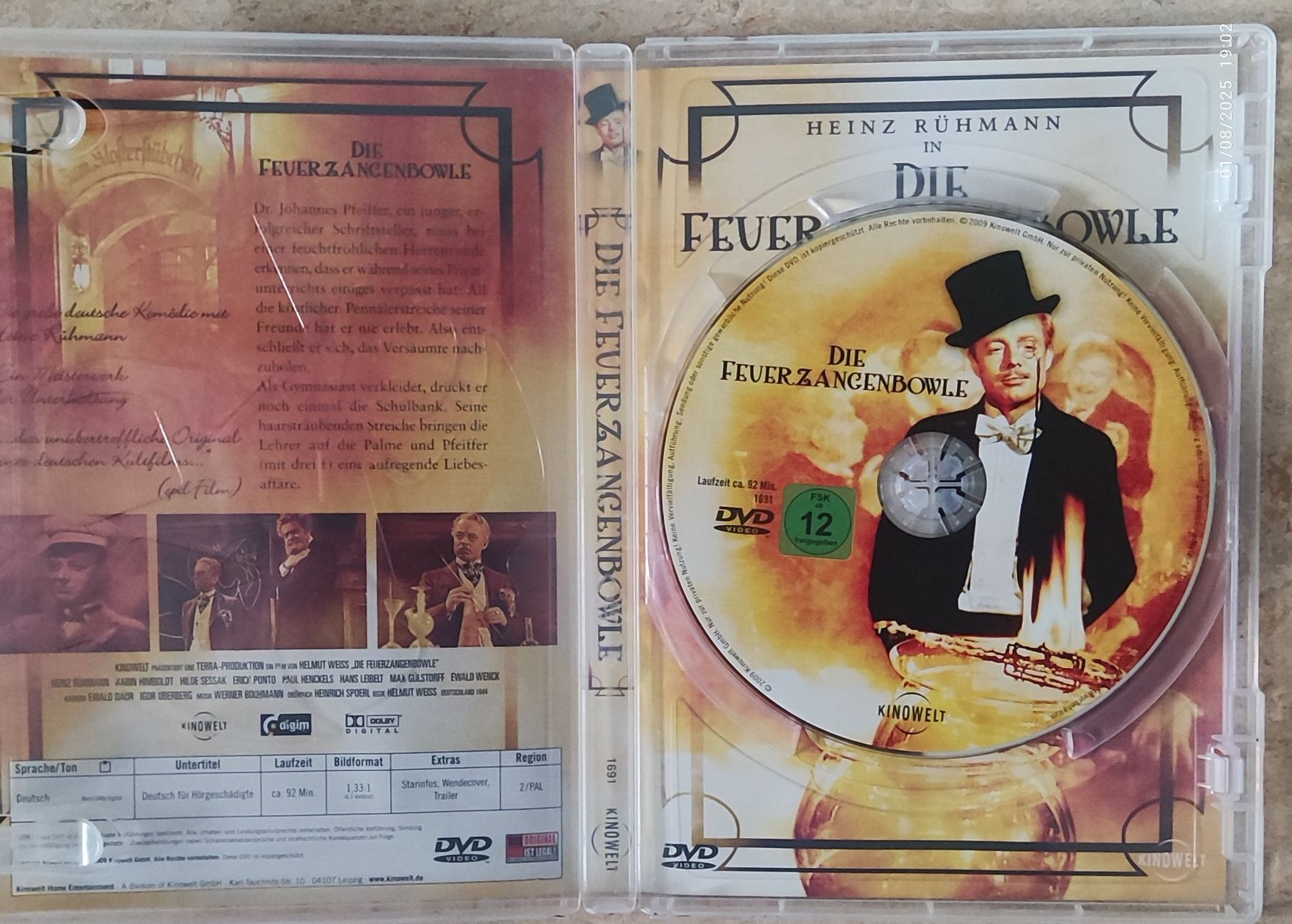 Tutti i DVDs: Die Feuerzangenbowle – Usato da Basel venduto da Alacant 3