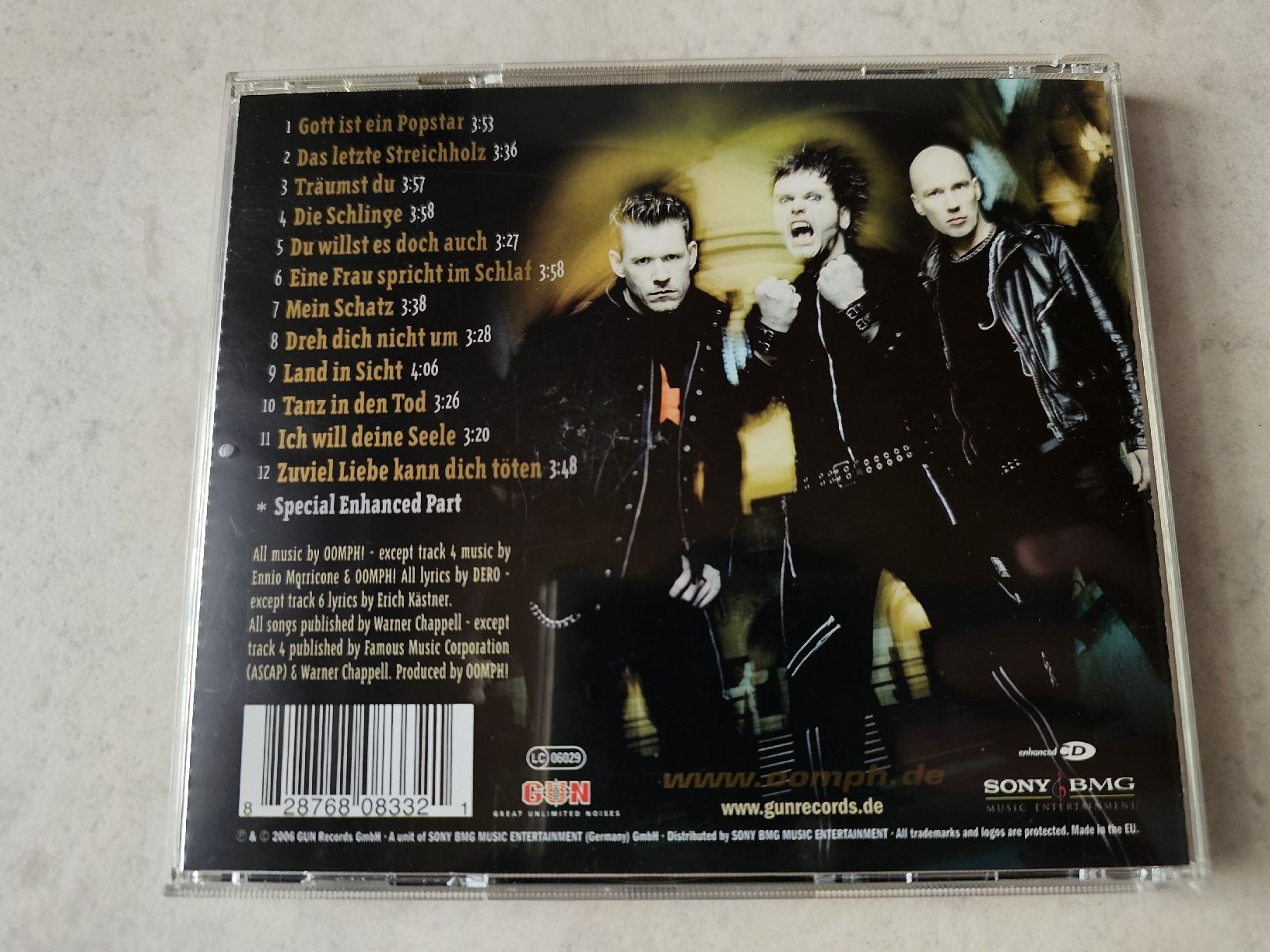 CD: Oomph  -  Glaube Liebe Tod – Usato da Schneisingen venduto da backstore24 1