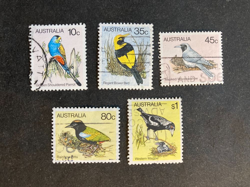 Australien 1980 Satz Vögel gestempelt 1