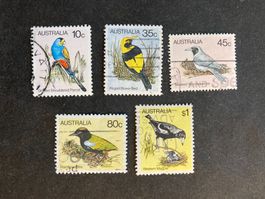 Australien 1980 Satz Vögel gestempelt