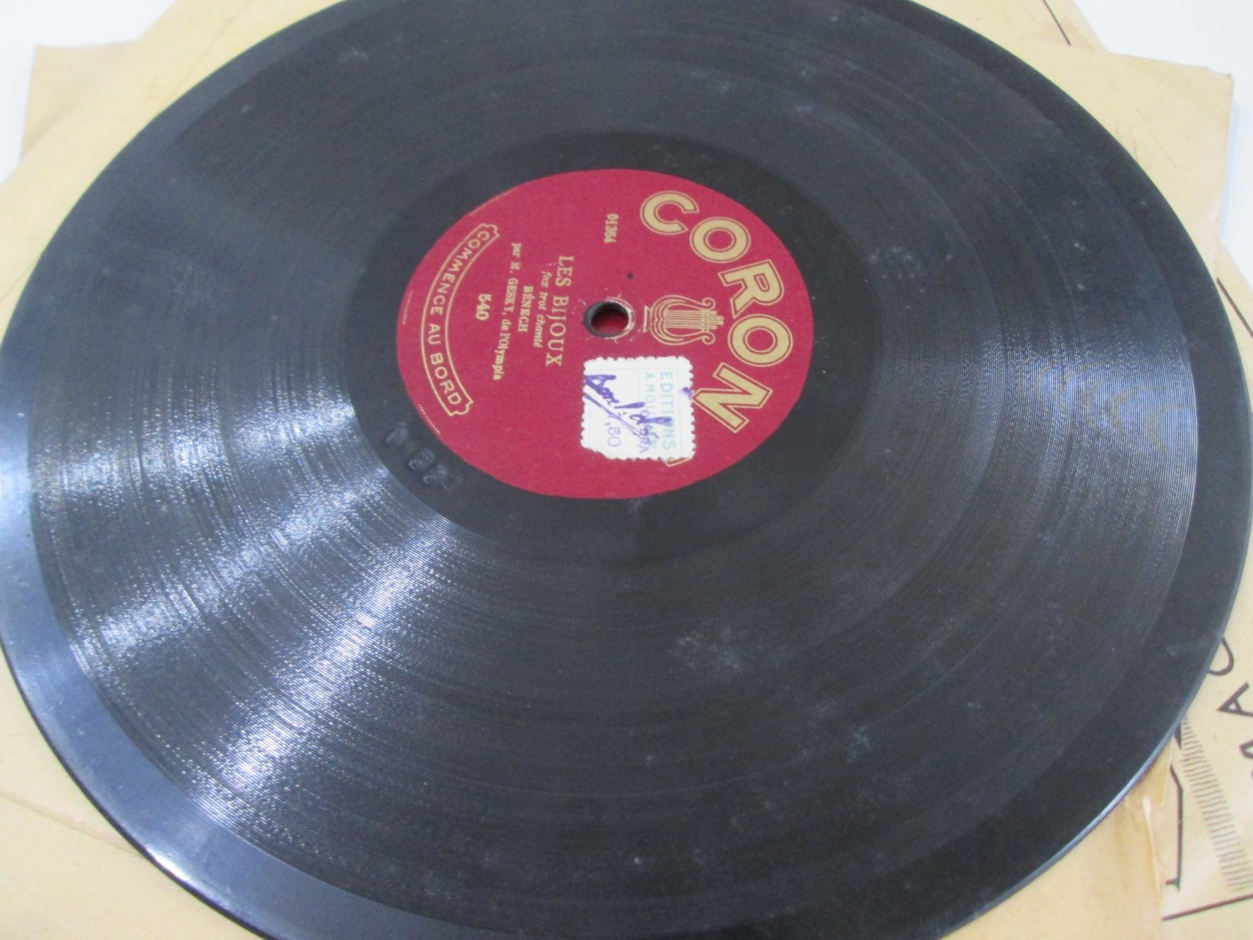 Vinyles: DISQUES 78 TOURS – D'occasion à Lausanne par Leag 8